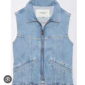 American Eagle Denim Vest